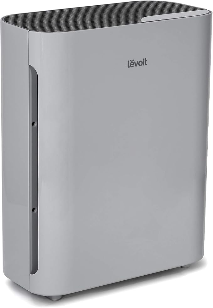 LEVOIT Air Purifiers for Home Large Room Main Filter Cleaner with Washable Filter for Allergies Smoke Dust Pollen Quiet Odor Eliminators for Bedroom Pet Hair Remover Vital 100 Grey