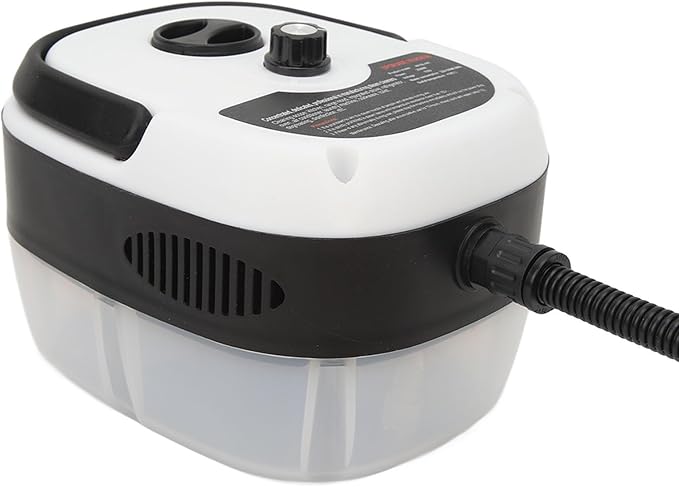 Handheld Steam Cleaner 2500W Portable High Pressure Steam Cleaner with Brush Heads High Temperature Steam Machine for Kitchen Furniture Bathroom Car US Plug 110V (White)