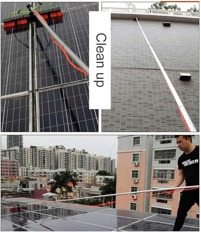 water fed pole kit window cleaning brush outdoor Window Cleaning Brush Cleaning Pole Water Fed Telescopic Brush/Extendable Cleaner Conservatory Roof/Cleaning Photovoltaic And Solar Panels