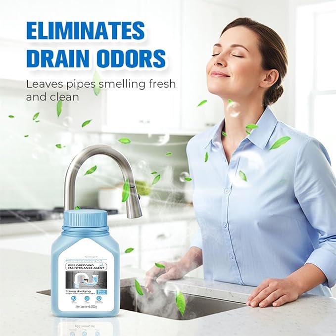 Drain Clog Remover Powerful Unclogging Sink Hair Cleaner for Kitchen Sink and Drain Cleaner Strong Unclogging Power Fast-Acting &amp Easy to Use (2PCS)