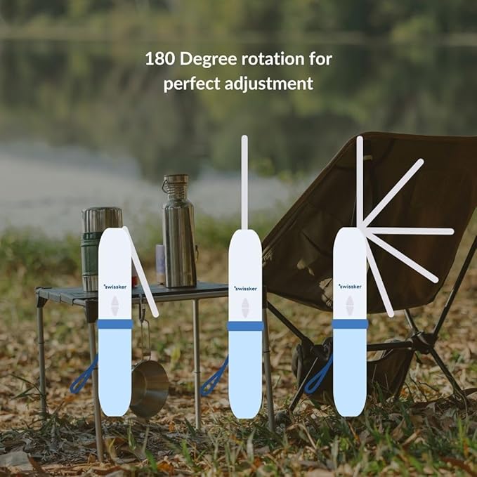 Swissker by Swissklip Portable Bidet Travel Sprayer – Rechargeable Electric Handheld Personal Hygiene Cleaner Compact USB Bidet with Adjustable Pressure for Home &amp Travel