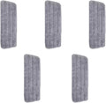 Spray Mop 360° Rotation Reusable Microfiber Pads Cleaner with Refillable Bottle for Home Kitchen Hardwood Floor Cleaning(5cloth-no mop)