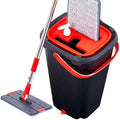 Microfiber Mop Floor Cleaning System - Washable Pads  Laminate Tile Dry Wet Reusable Dust Mops Walls Vinyl Kitchen