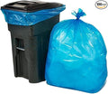 55 Gallon Recycling Bags 1.5 Mil Blue 38x55 100/Case