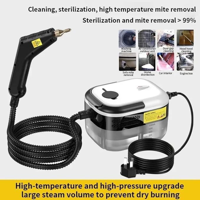 Portable Steam Cleaner High Temperature Household for Air ConditionerSofaKitchen Hood Car Handheld Steam Cleaner