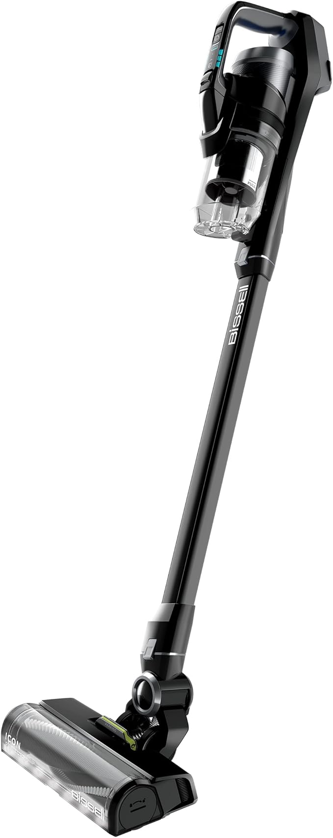 Bissell ICONPet Turbo Vacuum with Powerful Turbo Boost Suction Tangle Free Brush Roll &amp Parking Break LED Crevice + Dusting Brush Tool LED Motorized TurboBrush Tool &amp Wall Mount. Color Ma