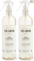 Fer à Cheval Limescale Spray 500 ml/16.9 fl oz (2 Pack) – Plant-Origin Multi-Surface Cleaner for Hard Water Marks and Soap Residue Made in France