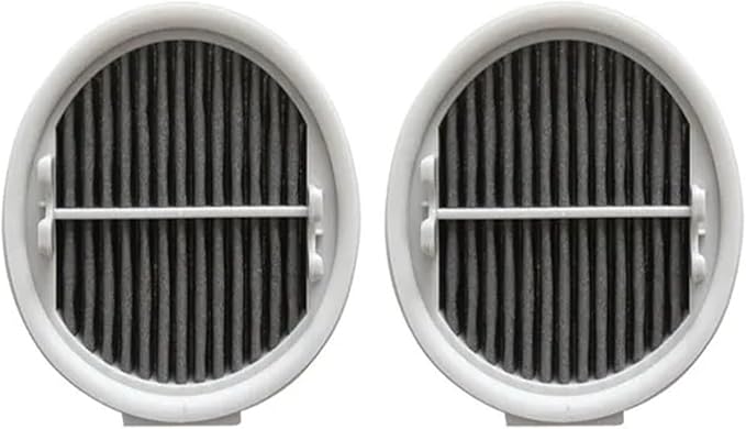 BeNtli Vacuum Cleaner Accessory with LED Light Duty Vacuum Cleaner Electric Grounding Brush Head Compatible for Rodmi Wireless F8 F8E F8S F8 Storm S1 S1E (Color : 2pcs Filter)