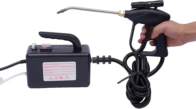 steamer High Pressure Steam Cleaner Handheld Steam Cleaning Machine Aluminum Alloy High Temperature Cleaning Machine for Kitchen Toilet Car 360° All-Round Cleaning