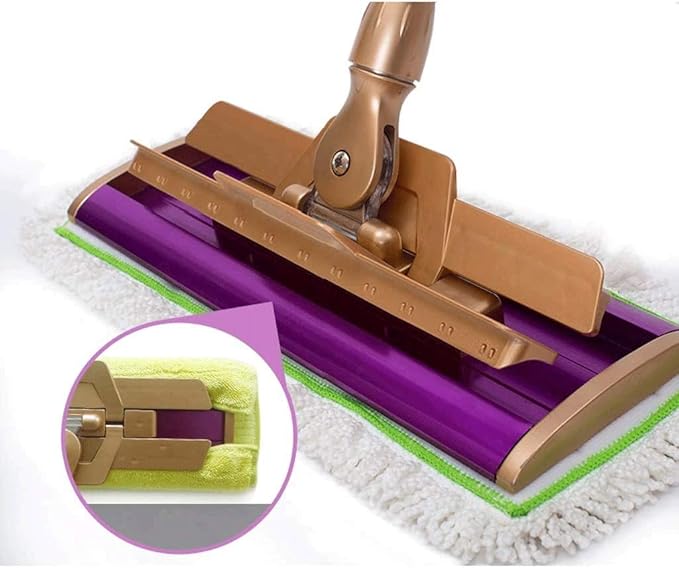 Mop Broom Professional Microfiber Mop for Hardwood Laminate Tile Floor Cleaning Stainless Steel Telescopic Handle