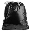Ultrasac 45-55 Gallon 1.25 MIL Black Garbage Bags With Drawstrings Fits Rubbermaid Brute Trash Cans - 40 x 45 - Pack of 100 - For Commercial Industrial Municipal &amp Healthcare