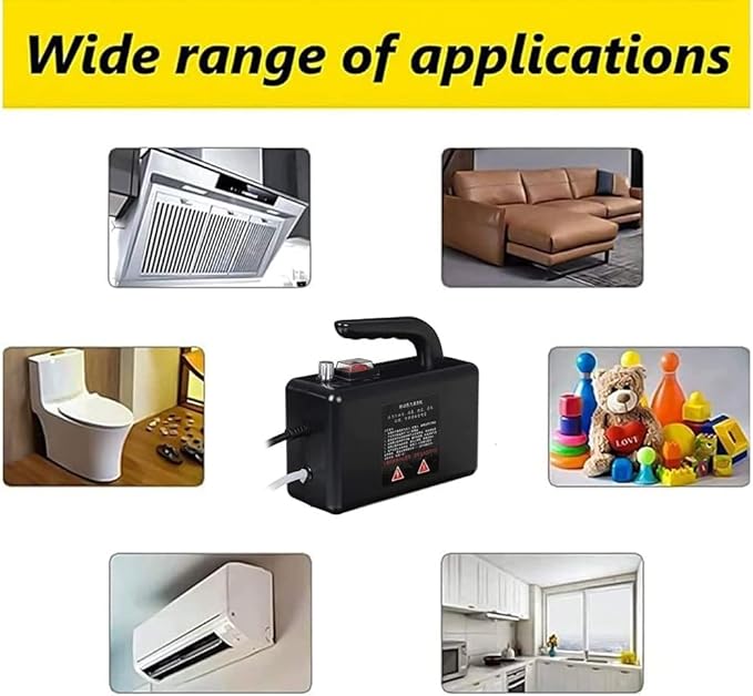 Dry Steam Cleaner - 2600W Handheld Steam Cleaner - 3.5 Bar High Pressure High Temperature Steam Cleaner - Clean Air Conditioner Carpet Car Kitchen Bathroom Etc