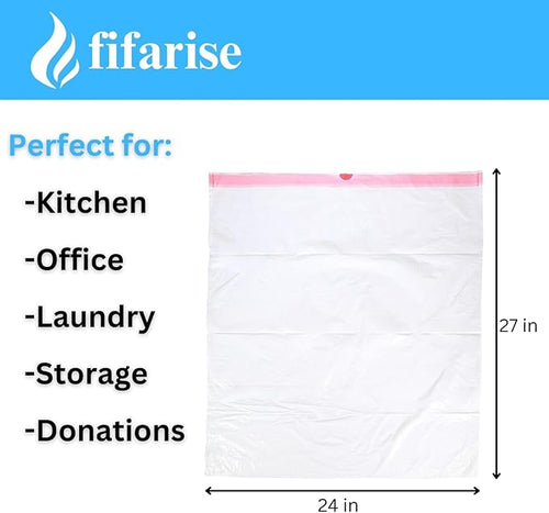 13 gallon Kitchen Trash Bags Drawstring Tall Kitchen Trash bags Lavender scent (100)