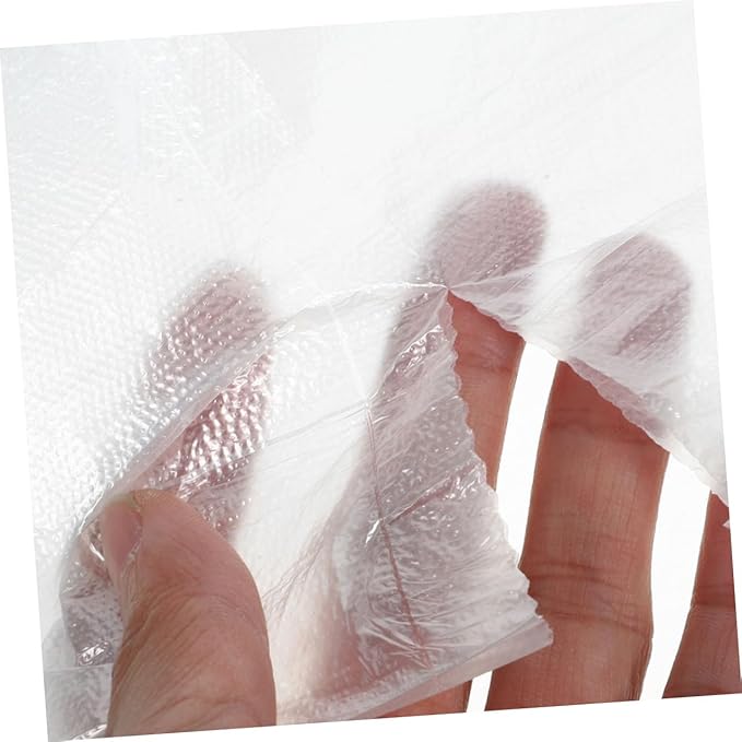 VOSAREA Thickened Plastic Trash Bags White 45x50cm 300pcs (10 Rolls X 30pcs) Bathroom and Bedroom Garbage Liners for Home Wastebaskets