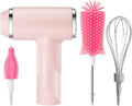 Electric Infant Bottle Brush Set Pace Motor 360 Rotation Silicone Bristles 12Inch Profound Cleanser Rechargeable
