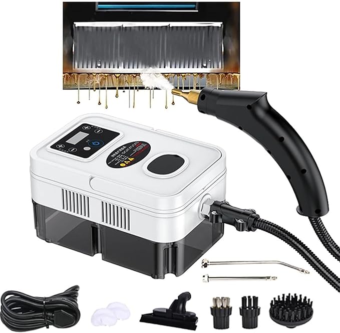 High Pressure Steam Cleaner 1500W Handheld High Temperature Touch Screen Cleaner 3.0 Bar Handheld Steam Cleaner