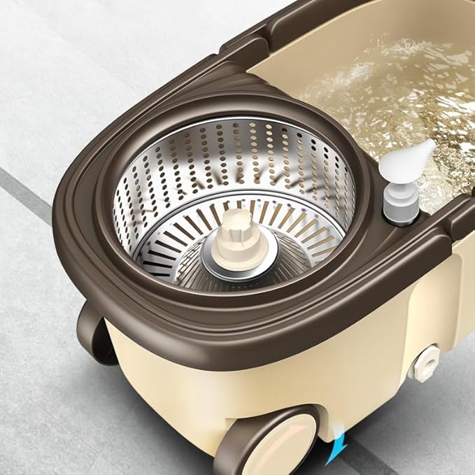 Rotating Mop Bucket Pressure with Wheels Floor