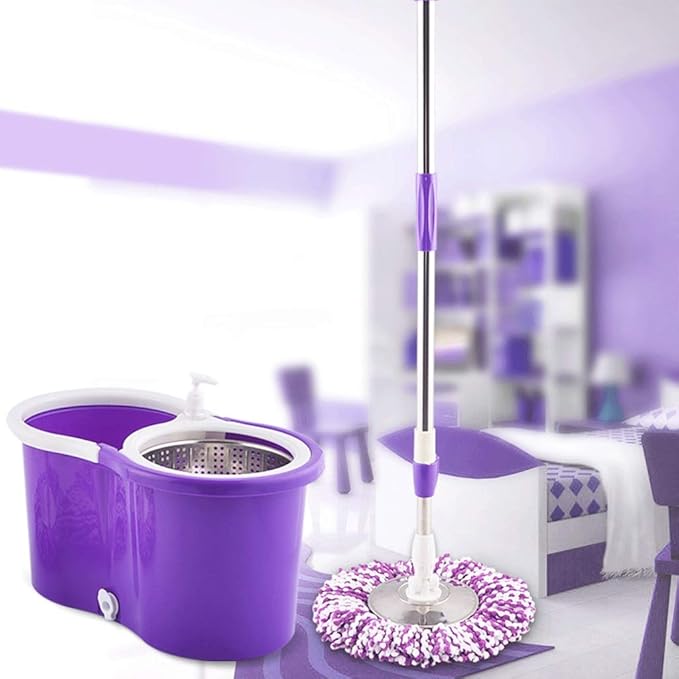 360 Degree Microfiber Mop Replacement Rotating Kitchen Bathroom Surface Cleaning Spinning Floor Clean Tool