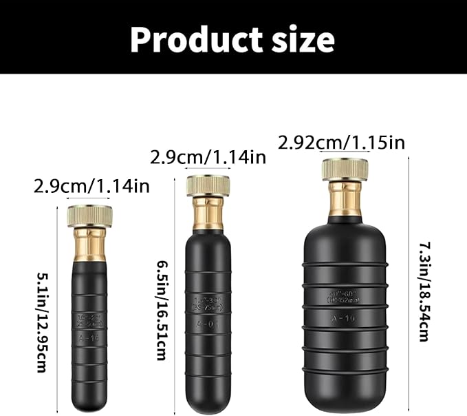 3Pcs Drain Bladders Rubber Kitchen Plumbing Hair Clog Remover Fits 1 to 6inch Pipe for Main Drain Sewer Kitchen Sinks