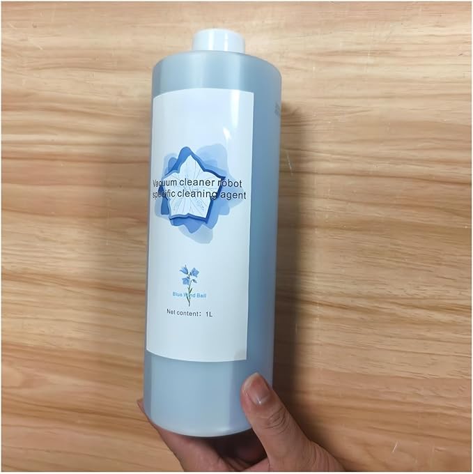 2pcs Robot Mop Cleaner Solution 1L Compatible with ECOVACS Deebot T20 T10 X1 Omni/Turbo N9+ for Hardwood &amp Tile Floor Cleaning Streak-Free Formula