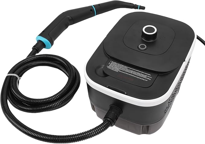 Steam Cleaner 6 Levels Adjustable Handheld Pressurized Steamer Machine with 1.2L Tank 15s Heat Up 6.56ft Hose for Home Dirt Tile Floor Kitchen (US Plug 110V)