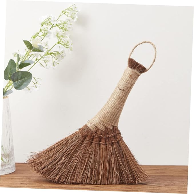 BESPORTBLE 2pcs Desktop Palm Dust Brush Ergonomic Household Broom for Easy Cleaning of Furniture Car and Hard Reach Areas