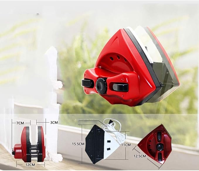 Glass Cleaner Three-layer Hollow Window Artifact Strong Magnetic Household Double-sided Wipe