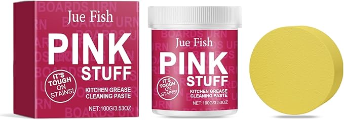 Kitchen Degreaser Cleaning Paste - Multi-Purpose Removes Stubborn Grease &amp Grime Easy To Use(2PCS)