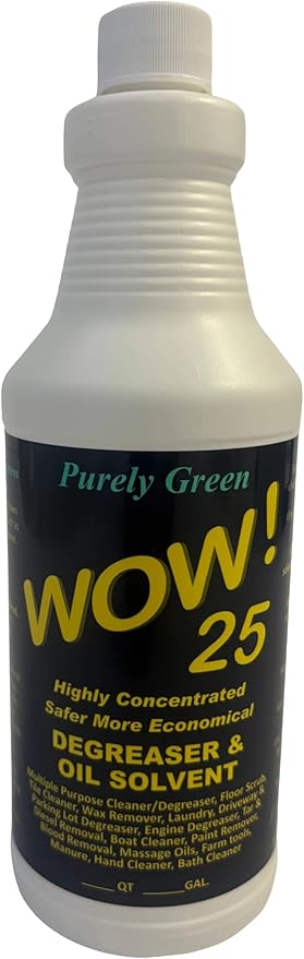 Spektrem WOW! 25 Concentrated Degreaser &amp Oil Solvent Multi-Purpose Cleaner