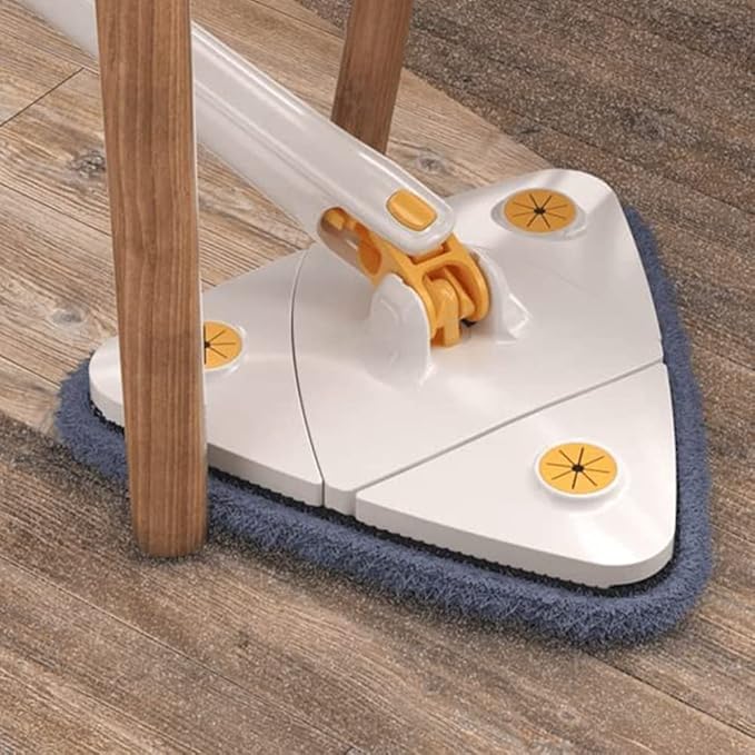 360° Rotating Triangle Mop Imitation Spin Hand Free Hand Washing Mop New Triangle Spin Home Water Butterfly Rotating 12027(N)