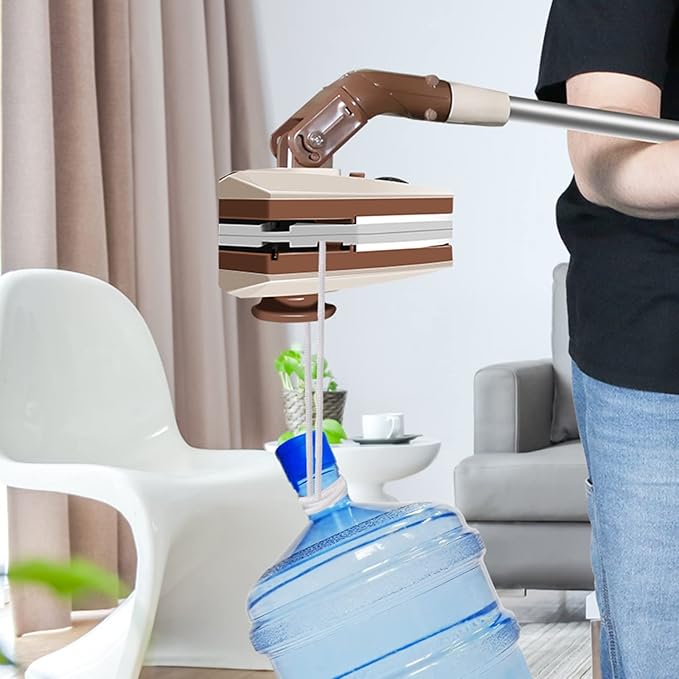 Window Cleaner Magnetic Double Side Magnetic Window Cleaner with Telescopic Rod Glass Wiper Washing Brush for High-Rise and Car Glazed Window