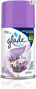 Glade Automatic Spray Refill - Lavender and Vanilla 6.2 oz. (Pack of 6)