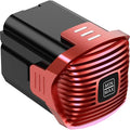V-R8 Vacuum Replacement Rechargeable Battery 2500mAh 22.2V 55.5Wh Lithium Ion Cordless Vacuum Cleaner Lightweight Stick Up to 50 Min Runtime Red (NOT for V-S12)