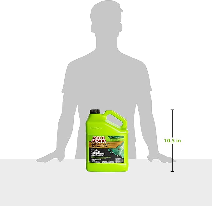 Mold Armor Rapid Clean Remediation 1 Gallon Kills Cleans &amp Prevents Mold &amp Mildew