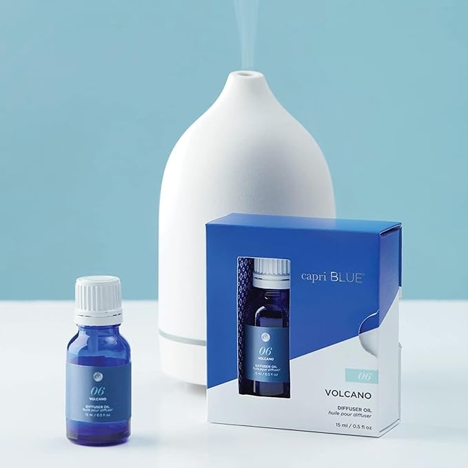Capri Blue Diffuser Oil Refill - Premium Fragrance Oil - Use with Electric or Ultrasonic Diffusers for Home - Long Lasting Sugared Citrus Scent (Volcano 0.5 fl oz)