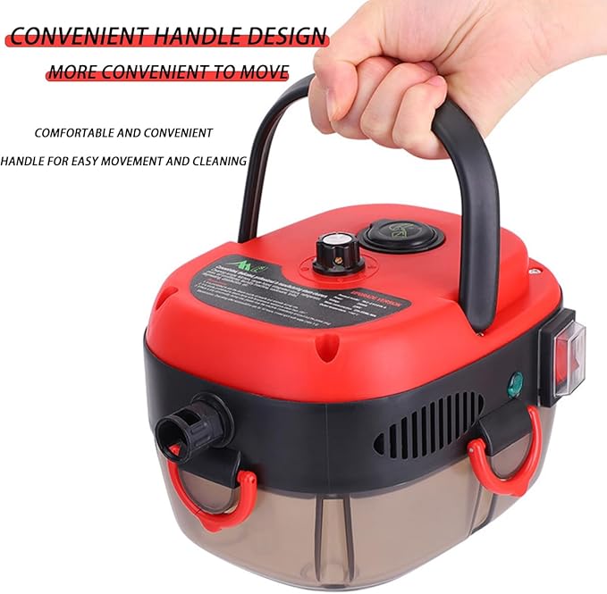 Steam Cleaning MachineSteam Carpet Cleaning Machine with 8 AccessoriesIntelligent Anti-Burn-Dry Function for Carpet (White)