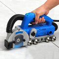 Electric Tile Seam Cleaning MachineSelf Vacuuming Grout Remover Tool 9000rpmwith Protective Cover and Tool Setfor Kitchen Bathroom Tile Gap Cleaning