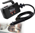 High Pressure Handheld Steam CleanerCleaning Car Steam EngineFor Car Detailing Portable Electric Steam Engine Home Kitchen Floor (Two Colors Available)Black-220V
