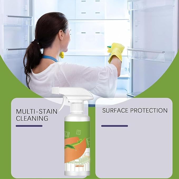 10.5 oz/300 ml Electrolyzed Ion Kitchen Cleaner Spray Multi-Purpose Kitchen Grime Remover 2026 New Kitchen Appliance Cleaner Convenient Handheld Cleaner Grease Clean for Oven Stove Range Hood (3)