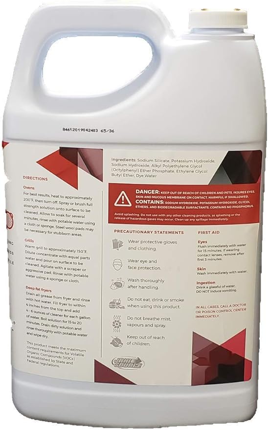 GrillMeister Grill Grate &amp Oven - Heavy Duty Cleaner/Degreaser1 Gallon