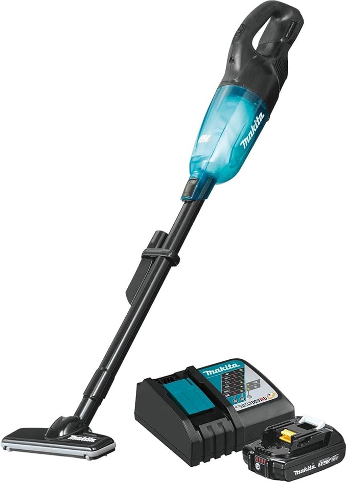 Makita XLC03R1BX4 18V LXT® Lithium-ion Compact Brushless Cordless Vacuum Kit Trigger w/Lock (2.0Ah)