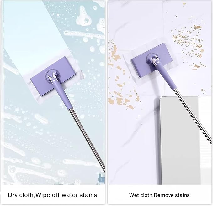 Automatic Cloth Changing Mini Mop Convenient Cloth Changing Mini Mop for Bathroom Kitchen