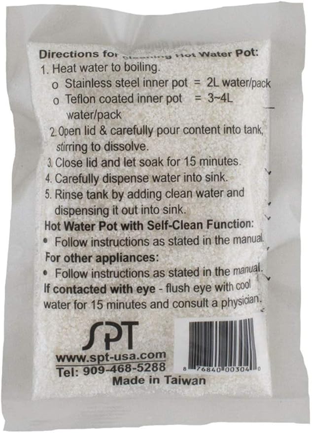 SPT CA-021x10 Water Pot Cleaner Ca-021 Citric Acid