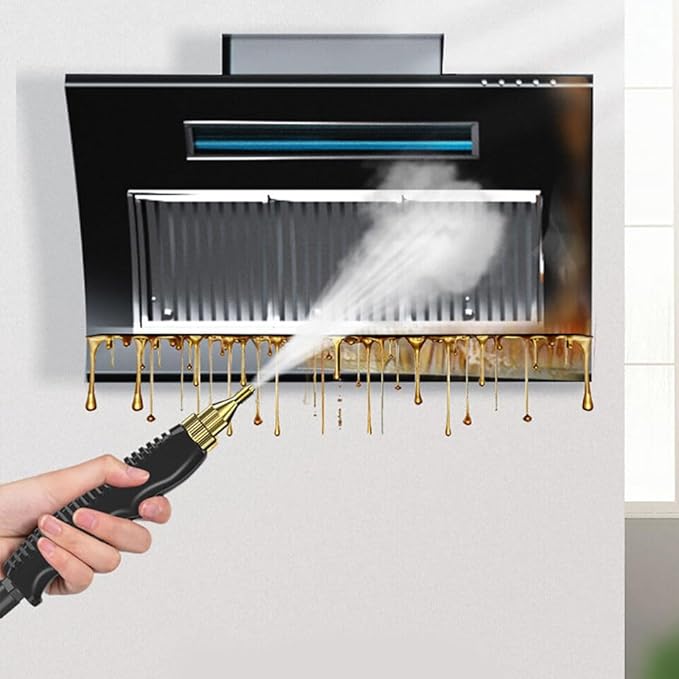 High Pressure Steam Cleaner 2500W White Handheld High-Pressure High-Temperature Steam Cleaner 212-266℉ Steam Temperature 6 Gear Adjustment Portable Steamer Cleaning Machine For Home Use