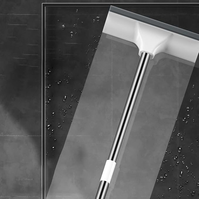 BESPORTBLE Bathroom Floor Scrub Brush with Long Handle Hard Bristle Shower Floor Scrubber and Grout Cleaning Brush for Tile