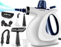 Handheld Pressurized Steam Cleaner with 11-Piece Accessory Set Multi-Surface Steamer for Cleaning All Natural Steam Cleaner for Home Upholstery Car Floor Kitchen and More