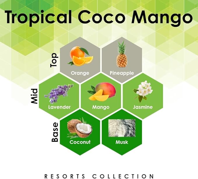 Aroma Retail Fragrance Oil Refill for Scent Machine Aroma Diffuser (4 fl oz Tropical Coco Mango)