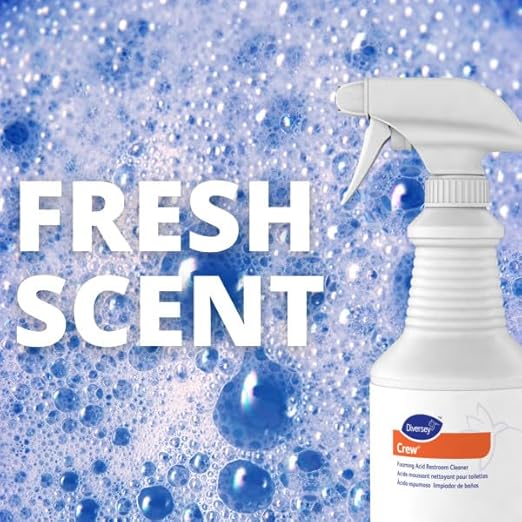 Diversey Crew 95325322 Foaming Acid Restroom Cleaner 12 x 32 oz./946 mL Spray Bottles (Pack of 12)