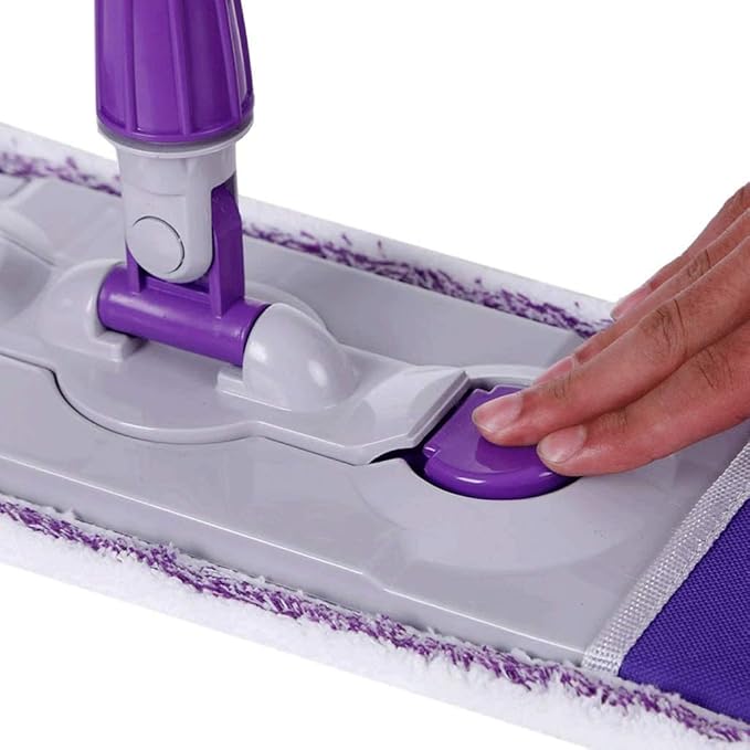 Dust Mop Microfiber Mops for Floor Cleaning with Extendable Adjustable Handle and Washable Pads