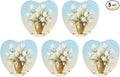 5PCS Car Air Freshener Hanging Personalized Double Sided White Tulip Car Fresheners Long Lasting New Cars Scents Cute Automotive Freshies for Closets Drawers (tea)